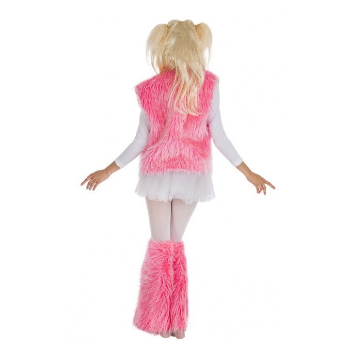 Gilet poils rose - accessoire