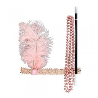 Kit Charleston rose - accessoire