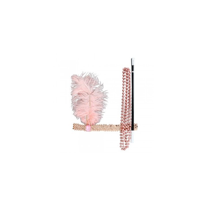 Kit Charleston rose - accessoire