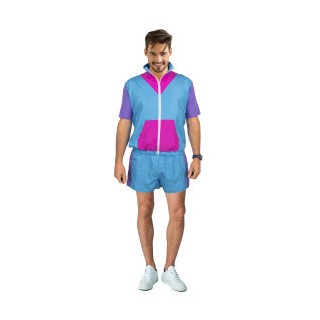 Costume adulte ensemble sport années 80 - Costume rétro