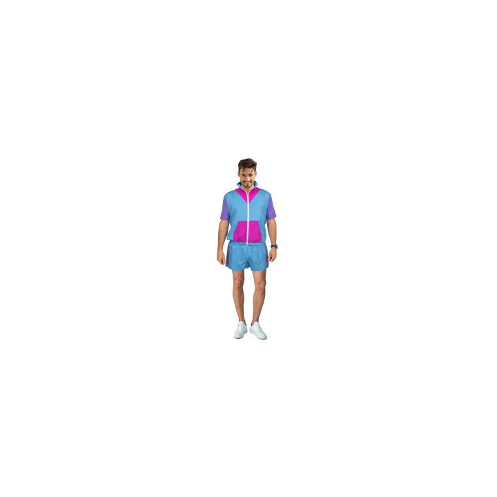 Costume adulte ensemble sport années 80 - Costume rétro