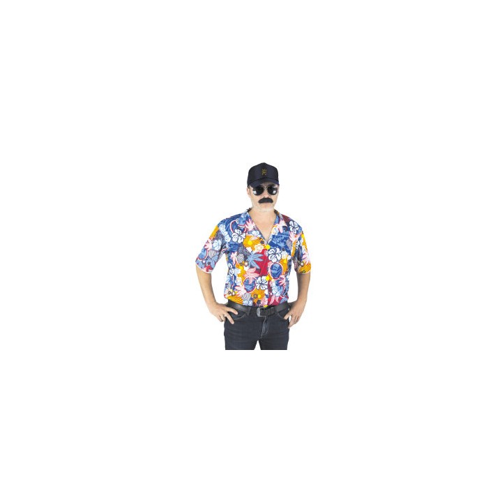 Costume adulte homme chemise fleurie - Chemise tropical