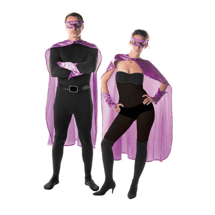 Set de super héros violet - Costume super héros