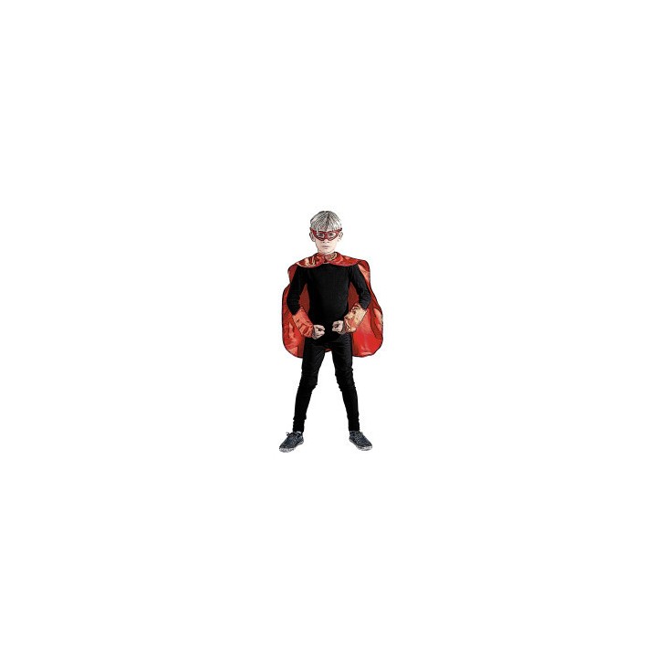 Set de super héros enfant rouge - Accessoires super héros