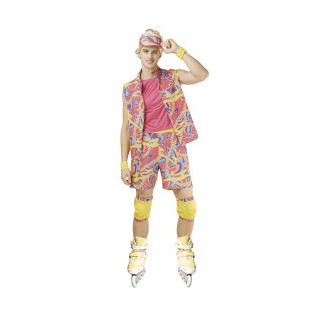 Costume adulte homme coller man 80's - Costume rétro