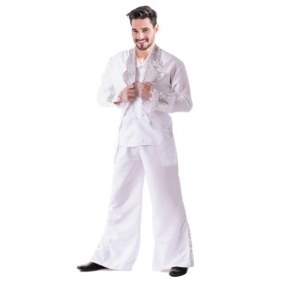 Costume adulte homme Disco Forever blanc – Costume années 70