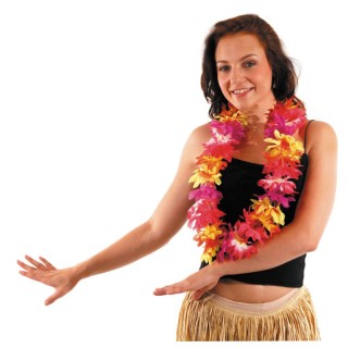 Collier Hawaï luxe modèle Bora Bora - accessoire déguisement