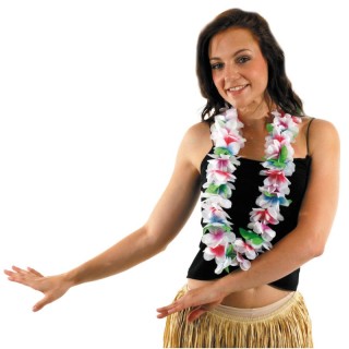 Collier Hawaï luxe modèle Seychelles - Accessoire déguisement
