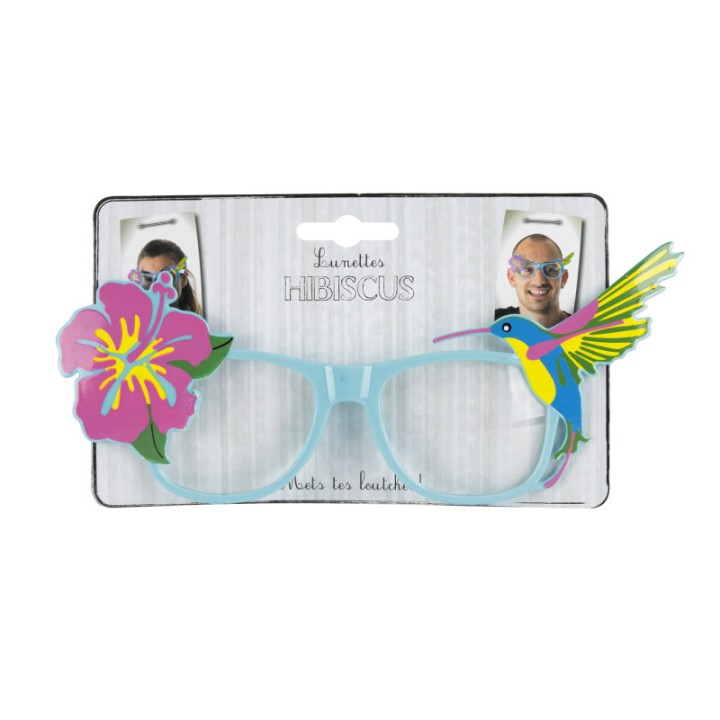 Lunettes hibiscus – Accessoire tropical