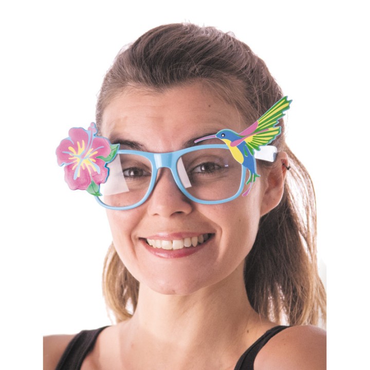 Lunettes hibiscus – Accessoire tropical