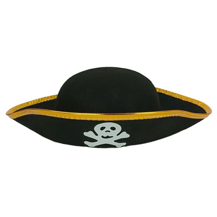 Chapeau feutre pirate enfant noir – Accessoire déguisement