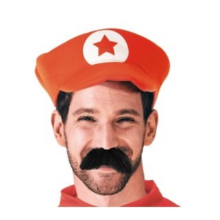 Casquette de plombier rouge – Accessoire déguisement