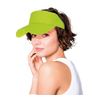 Visière tissu vert fluo – Accessoire coloré