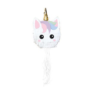 Pinata frimousse baby licorne  – Accessoire fête