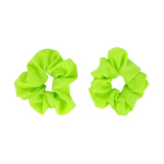 Chouchous vert fluo x2 – Accessoire cheveux