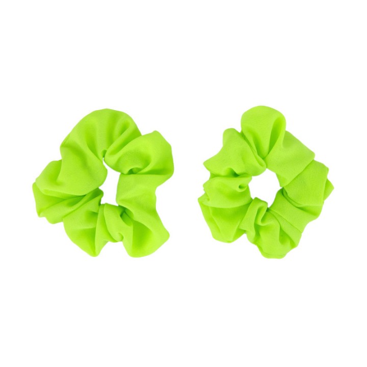 Chouchous vert fluo x2 – Accessoire cheveux