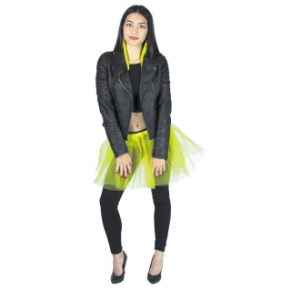 Tutu en tulle 35 cm jaune – Accessoire danse et déguisement