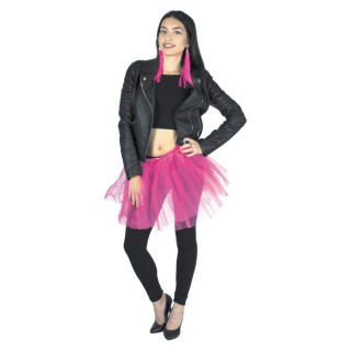 Tutu en tulle 35 cm rose – Accessoire danse et déguisement
