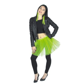 Tutu en tulle 35 cm vert – Accessoire danse et déguisement