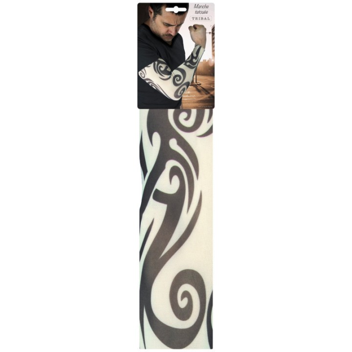 Manches faux tatouages tribal – Accessoire déguisement