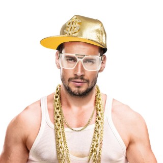 Set rappeur 24K – Lunettes et chaîne
