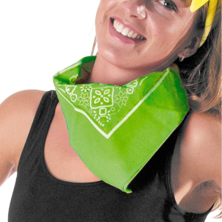 Bandana vert fluo – Accessoire coloré