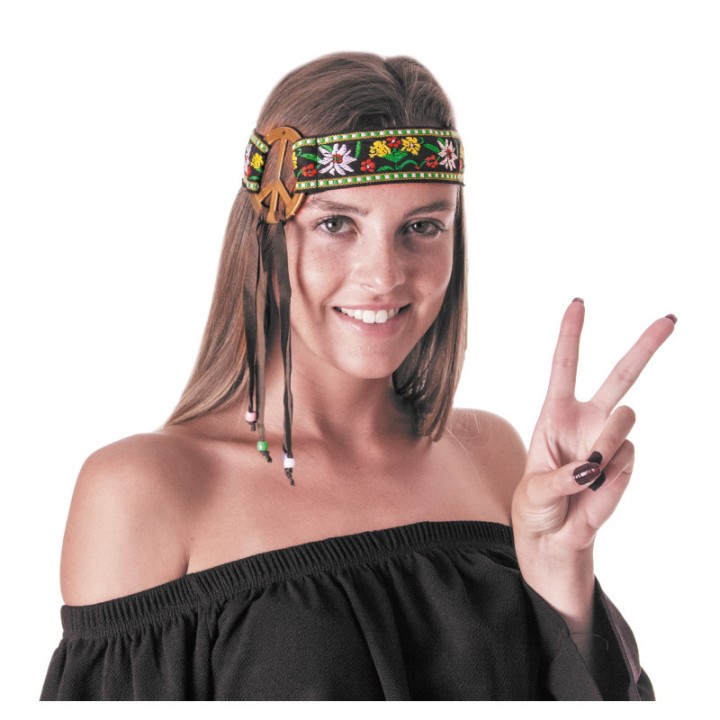 Bandeau Peace and Love – Accessoire hippie