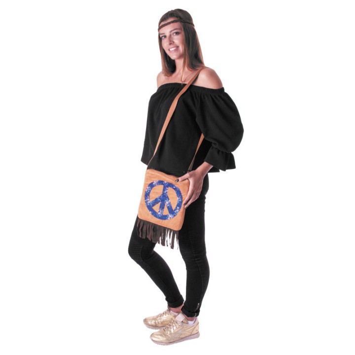 Sac hippie – Accessoire de déguisement bohème