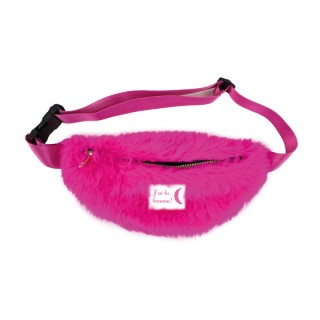 Sac banane fourrure rose fluo – Accessoire