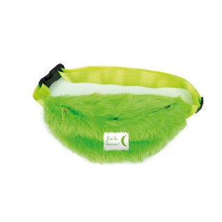 Sac banane fourrure vert fluo – Accessoire