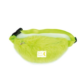 Sac banane fourrure jaune fluo – Accessoire
