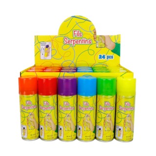 Fil serpentin couleurs assorties – Accessoire fête