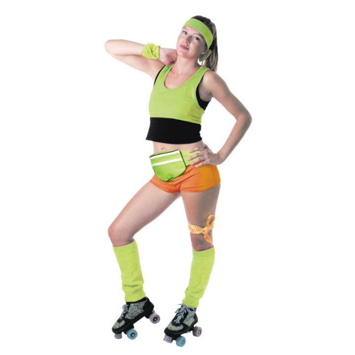 Sac banane vert fluo – Accessoire coloré