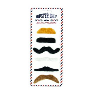 Moustaches party 6 pièces – Accessoire déguisement