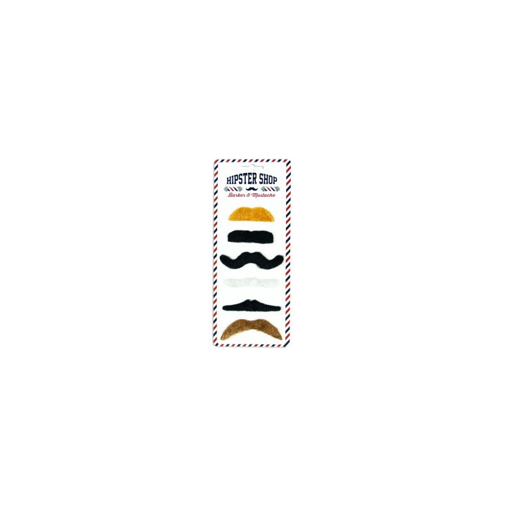 Moustaches party 6 pièces – Accessoire déguisement