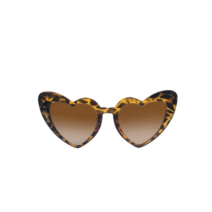 Lunettes cœur léopard – Accessoire
