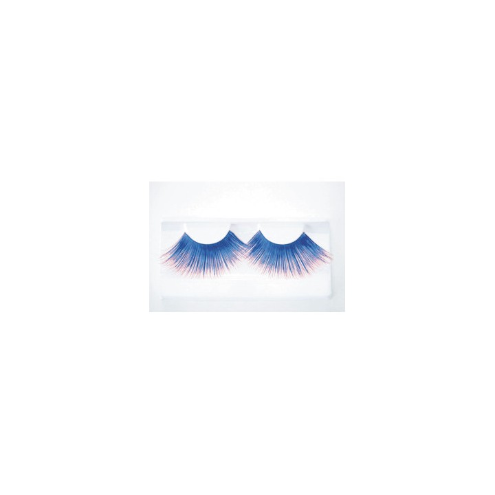 Faux cils Jumbo bleus – Accessoire maquillage