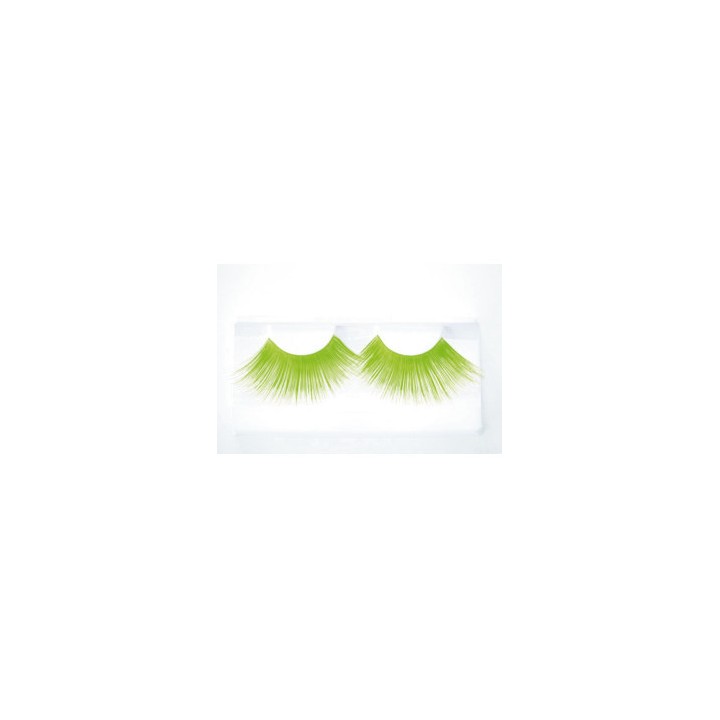 Faux cils Jumbo verts – Accessoire maquillage