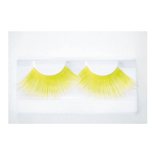 Faux cils Jumbo jaunes – Accessoire maquillage