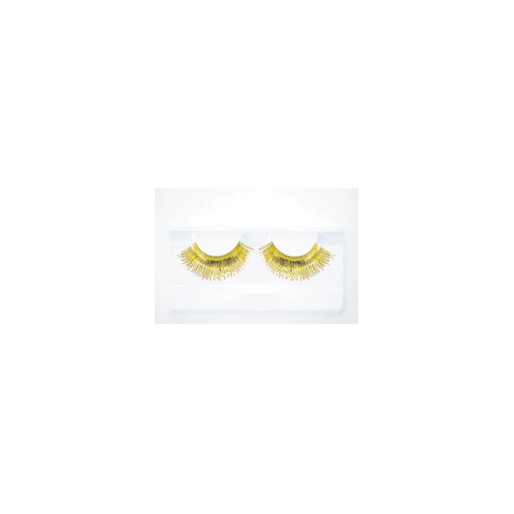 Faux cils lametta or – Accessoire maquillage