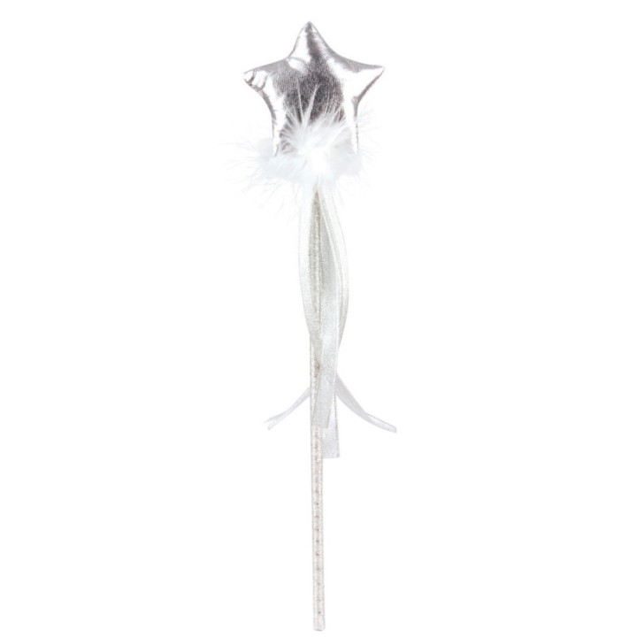 Baguette de fée argent – Accessoire déguisement