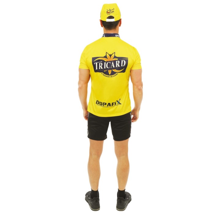 COSTUME ADULTE HOMME CYCLISTE JAUNE