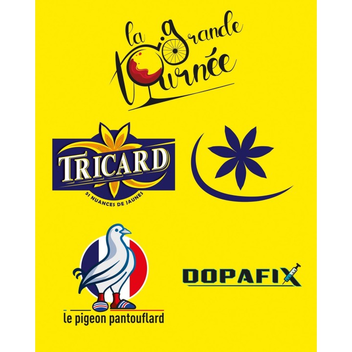 COSTUME ADULTE HOMME CYCLISTE JAUNE