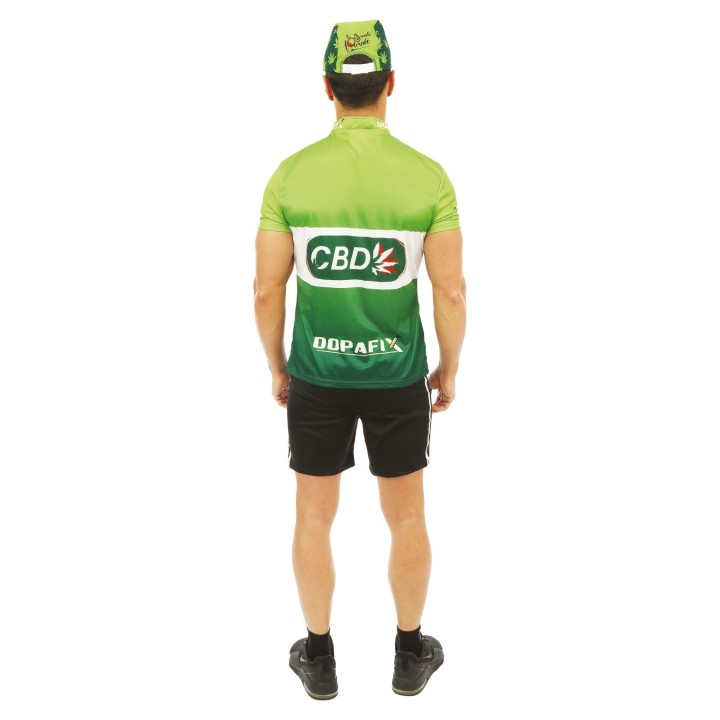 Costume adulte homme cycliste vert – Déguisement
