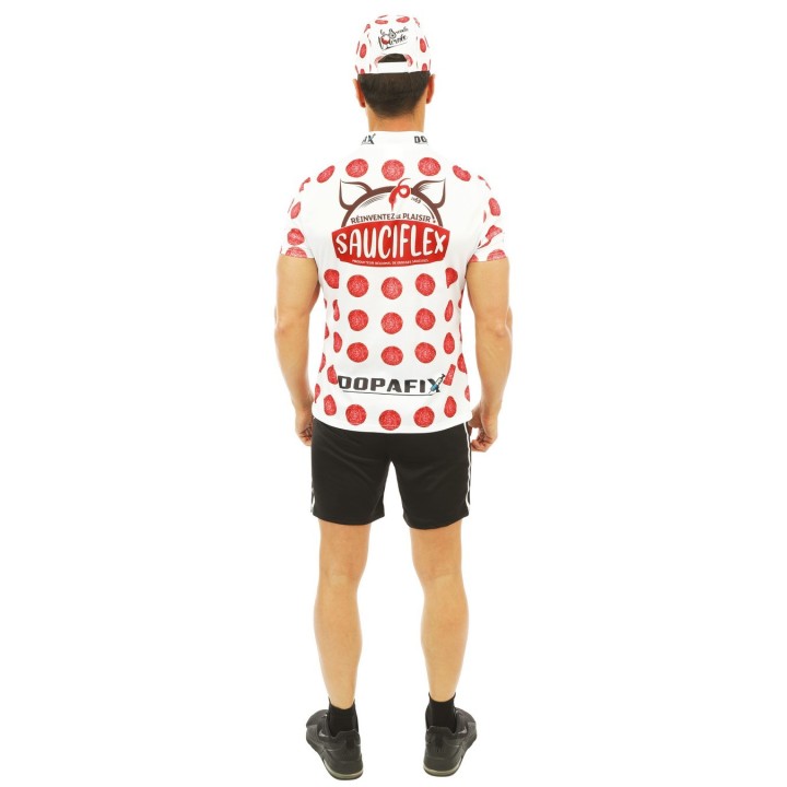 Costume adulte homme cycliste rouge – Déguisement
