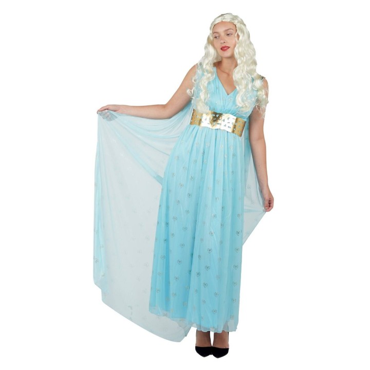 Costume femme princesse médiévale bleue – dDéguisement