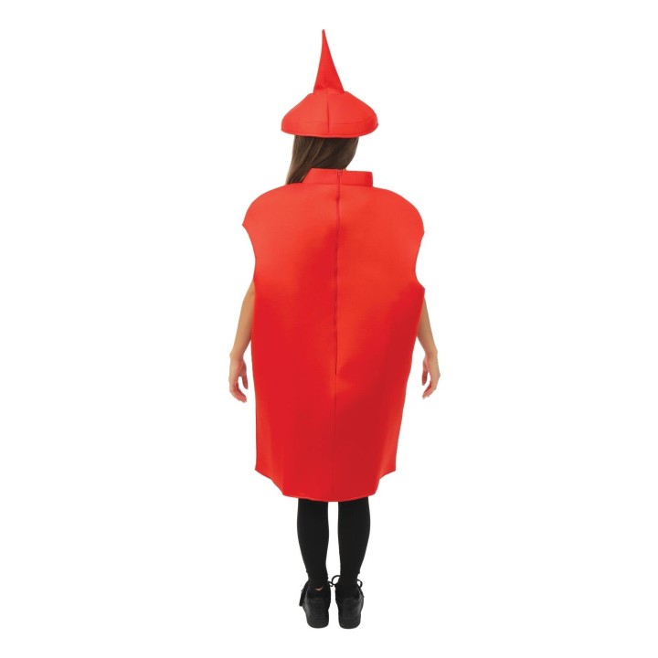 Costume adulte mixte ketchup – Déguisement humoristique