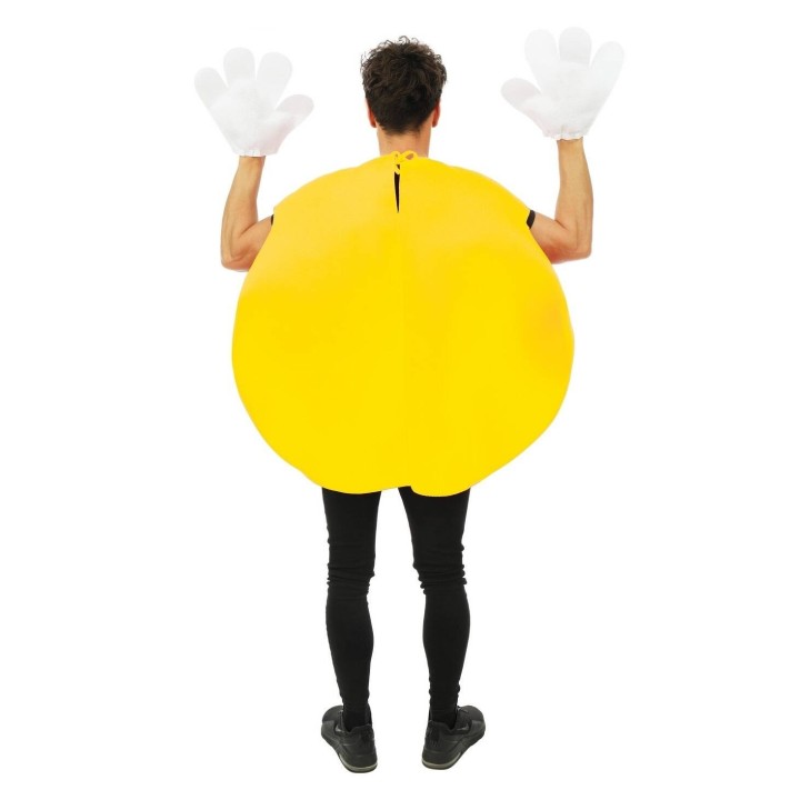 Costume adulte bonbon rond jaune – Déguisement