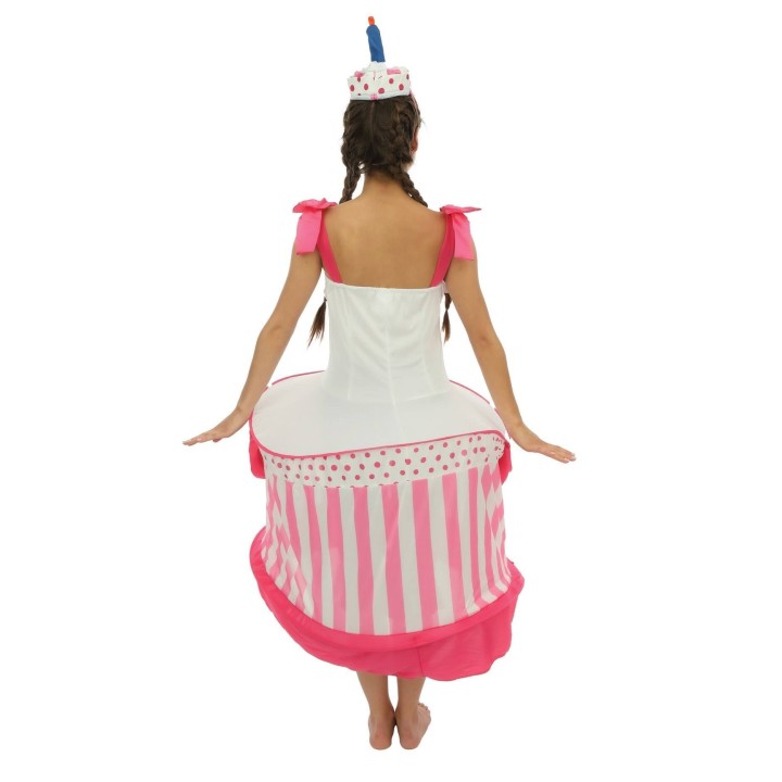 Costume adulte femme gâteau anniversaire – Déguisement festif