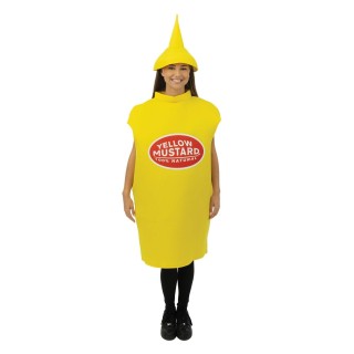 Costume adulte mixte moutarde – Déguisement humoristique